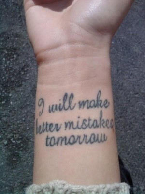 There's always tomorrow :)