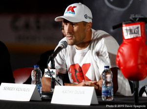 Photo Gallery/Quotes: Kovalev and Pascal Face Off