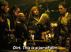 ... depp kraken dead man's chest davy jones calypso tia dalma jar of dirt