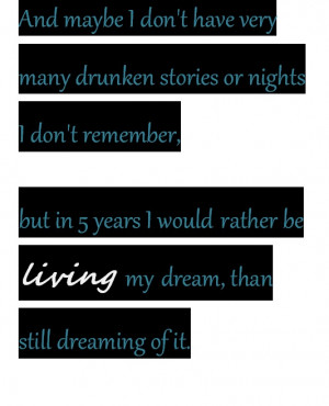 Dream. Then make it happen.
