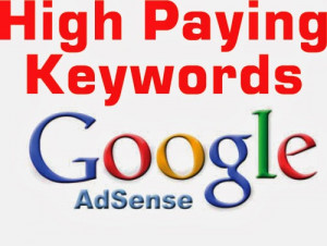 High Paying Google Adsense CPC Keyword List 2014