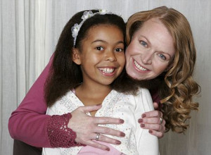 Sonia Poulton's own daughter, Shaye, is a similar racial mix to Nahla