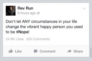Rev Run's words of wisdom quote