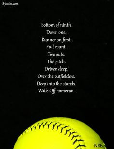 Gift For Girls, Girls Bedrooms, Softball Players Gift, Softball Quotes ...