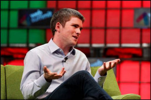 John Collison co Founder of Stripe speaking at last month 39 s Web