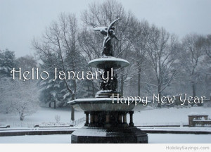 January and Happy new year 2015 Hello January and Happy new year 2015