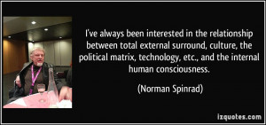 ve always been interested in the relationship between total external ...