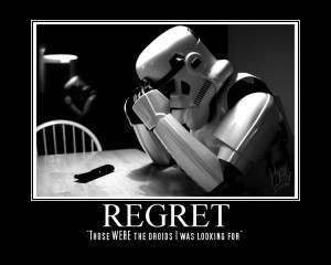 ... that there are usually two ways that regret can surface within men