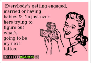 Rottenecards - Everybody's getting engaged, married or having babies