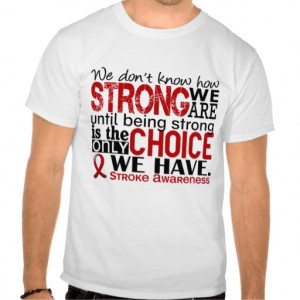 Stroke How Strong We Are Tshirt