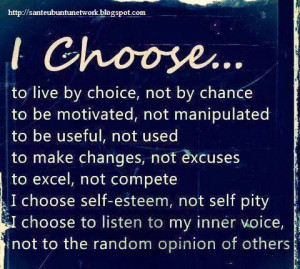 Remember, you can chose to ignore those lies and believe the truth ...