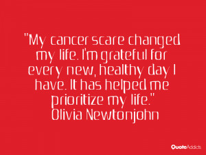 My cancer scare changed my life. I'm grateful for every new, healthy ...