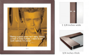 ... about Slate Framed James Dean Pop Art Print Quote Good Actor Man