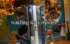 just girly things, justgirlythings, movie night, movies, scary, scary ...