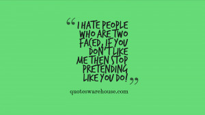 Fake People Quotes for Facebook