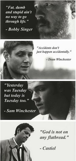 Funnies Quotes, Dean Quotes Supernatural, Supernatural Castiel Quotes ...