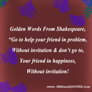 Golden Words From Shakespeare