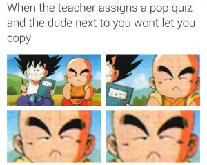 ... and The Dude Next To You Won’t Let You Copy, Dragon Ball Z Twitter