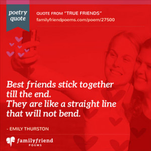 Short Friendship Poems and Quotes