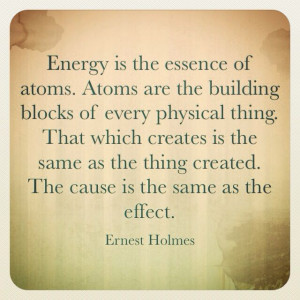 Ernest Holmes Eternally Golden Metaphysical quote