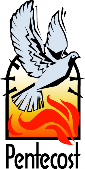 Pentecost symbols and Clip art photo