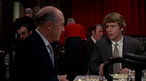 Ray Milland and Ryan O'Neal in 