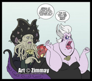 Davy Jones has a crush on Ursula - disney-villains Photo