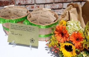 personalized seed pack wedding favors