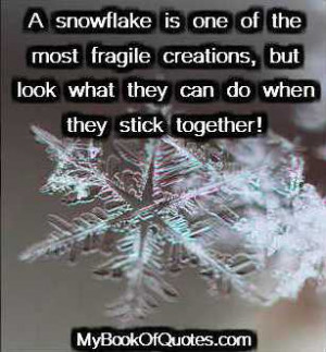 Snowflake Quotes And Poems