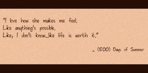 Which is your favourite quote in (500) Days of Summer?