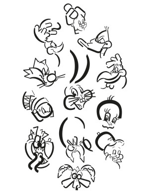 Looney Tunes Sayings 'looney tunes' characters