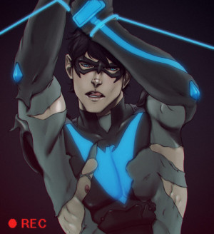 ... dick grayson dc comics Nightwing young justice comic boys night wing