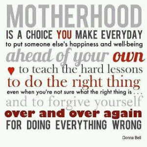 am a MOM ... too all 4 of you... and I promise to love you and ...