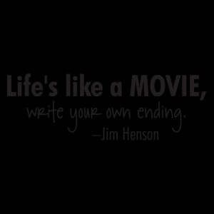 Life is Like a Movie Wall Quotes™ Decal