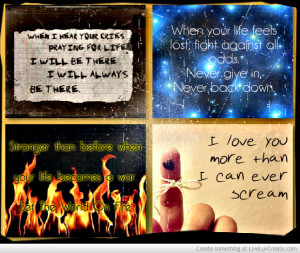 Black Veil Brides Inspirational Lyrics