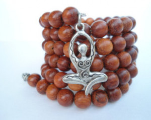 ... Goddess Prayer Beads Midwife Gift Prayer Beads Goddess Wrap Bracelet