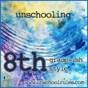 Unschooling guide for an eighth-grader