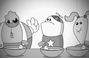 Pictures of Homestar and the gang