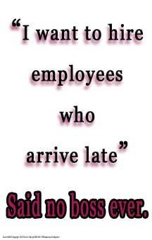 Amazon.com - #319 School Attendance, Punctuality Poster: Said No Boss ...