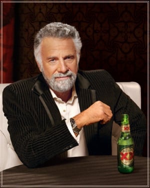 Dos Equis Guy He lives vicariously through himself