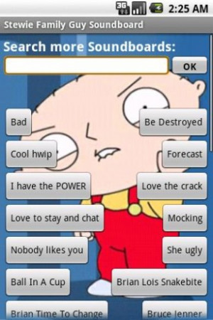 View bigger - Stewie - Family Guy Soundboard for Android screenshot