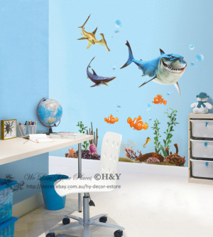 Details about Disney Finding Nemo Wall Decal Removable Stickers Kids ...