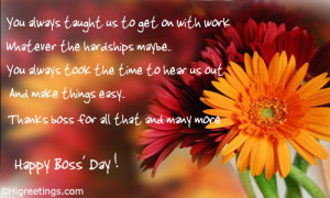 beautiful ecard to send to your boss on Boss's Day! Send this Boss's ...