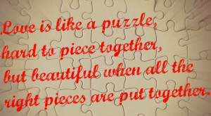 puzzle love quotes