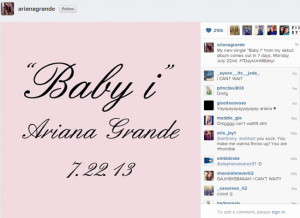 Ariana Grande New Single 39 Baby I 39 39 Sam amp Cat 39 Star Announces ...