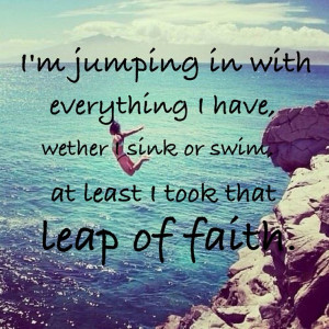 Leap Of Faith Quotes In The Bible ~ leap of faith quote | quotes ...