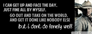 Jason Aldean - I dont do lonely well Profile Facebook Covers