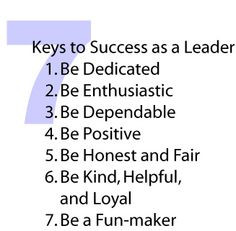 steps to being a good leader More