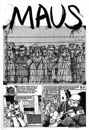 an early Maus sketch from Breakdowns, by and (c) Art Spiegelman )