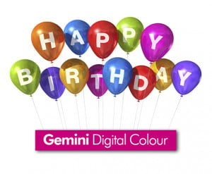 Happy Birthday Gemini Digital Colour
